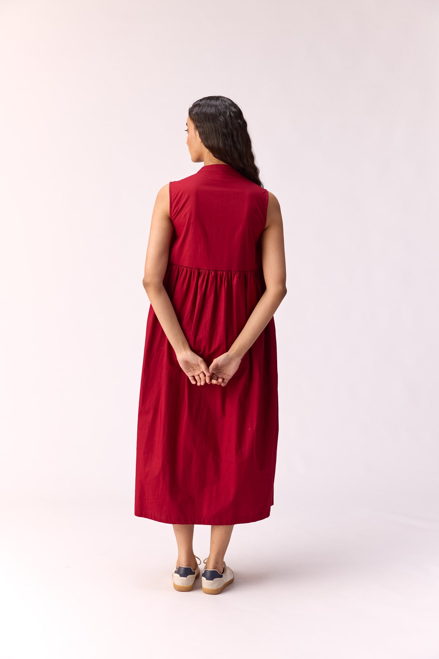 Raspberry Rush Button Down Dress