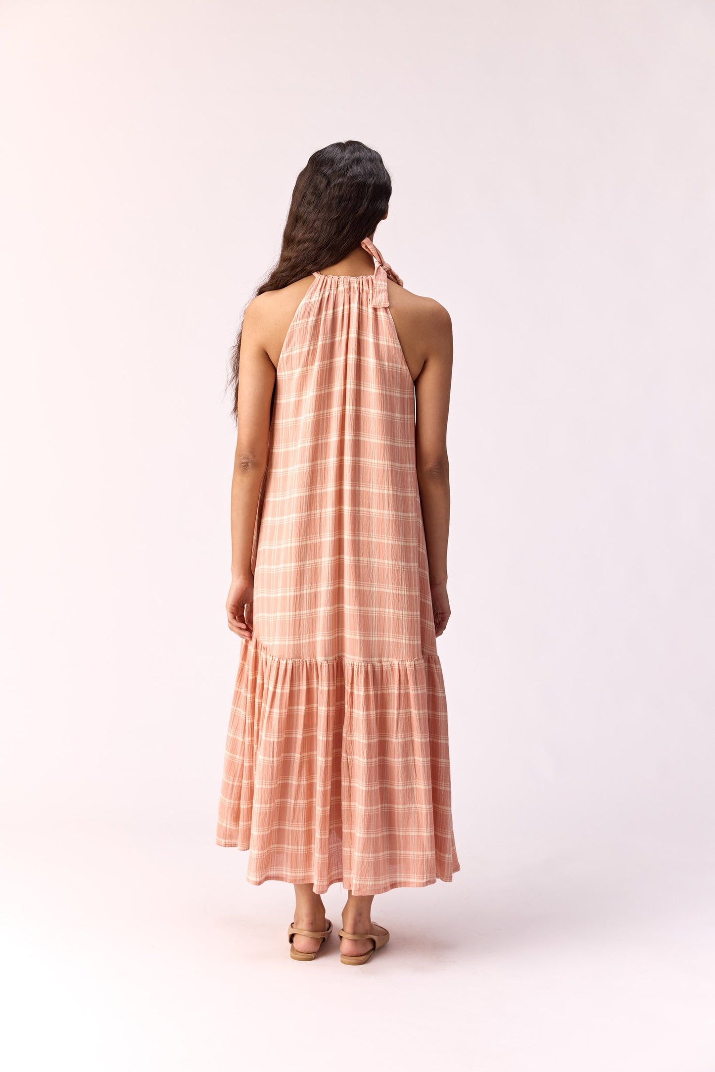 Sugar Neck Tie Up Gown
