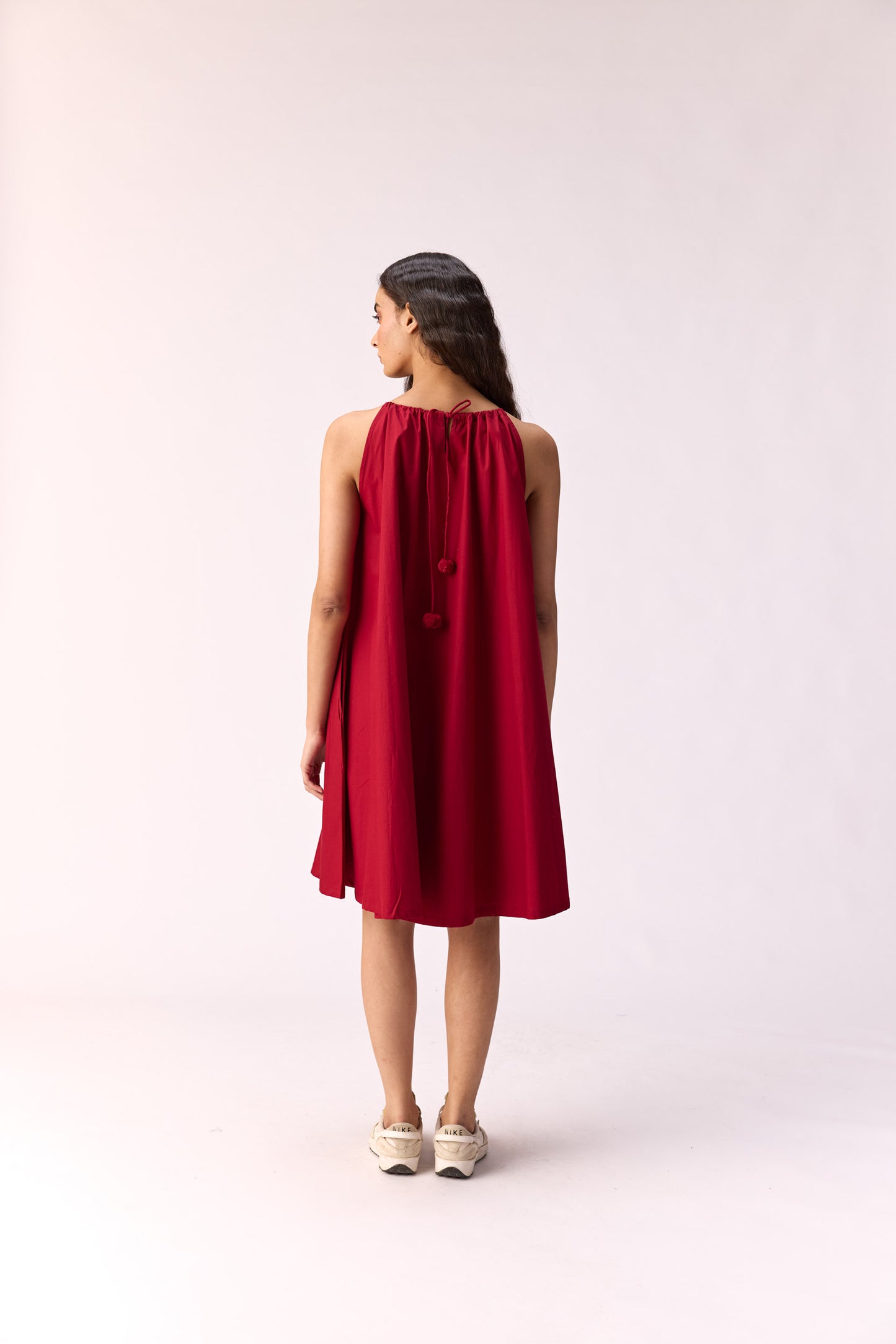 Scarlet Seduction Poplin Dress