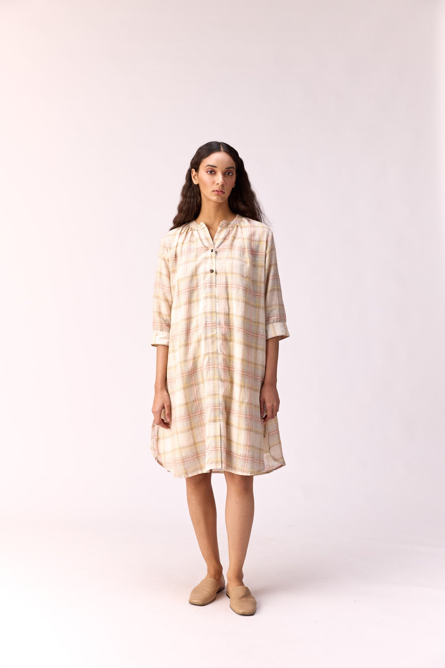 Blush Shift Dress