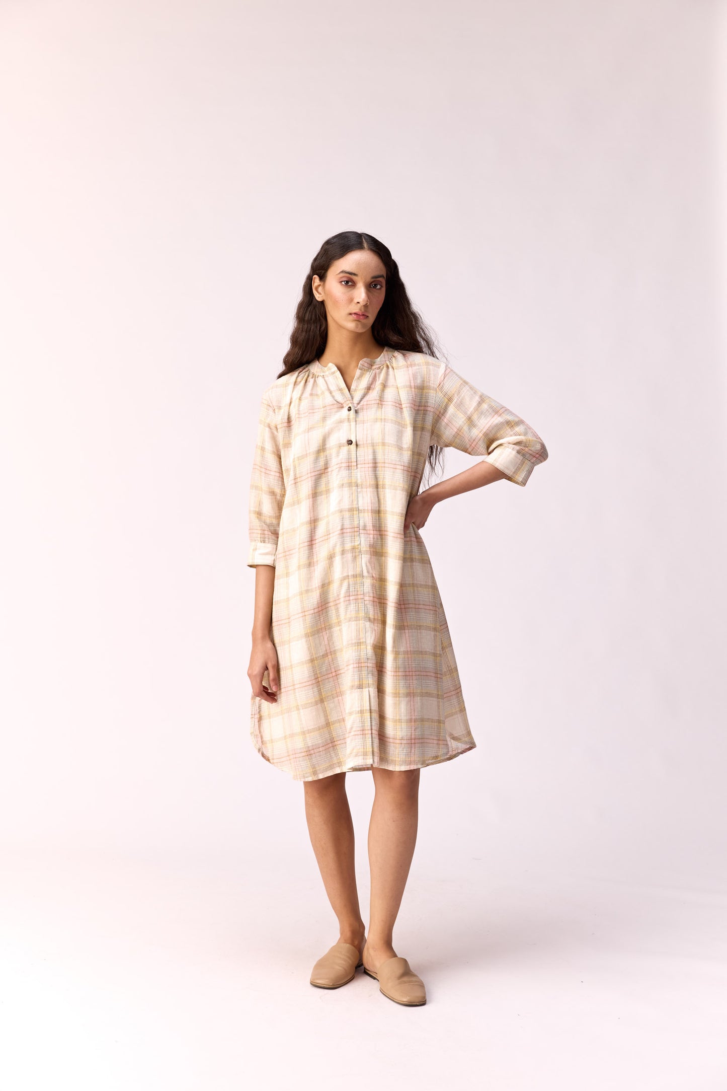 Blush Shift Dress