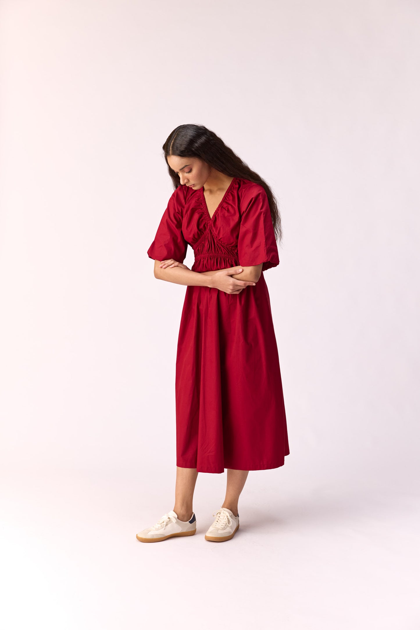 Scarlet Blossom Dress