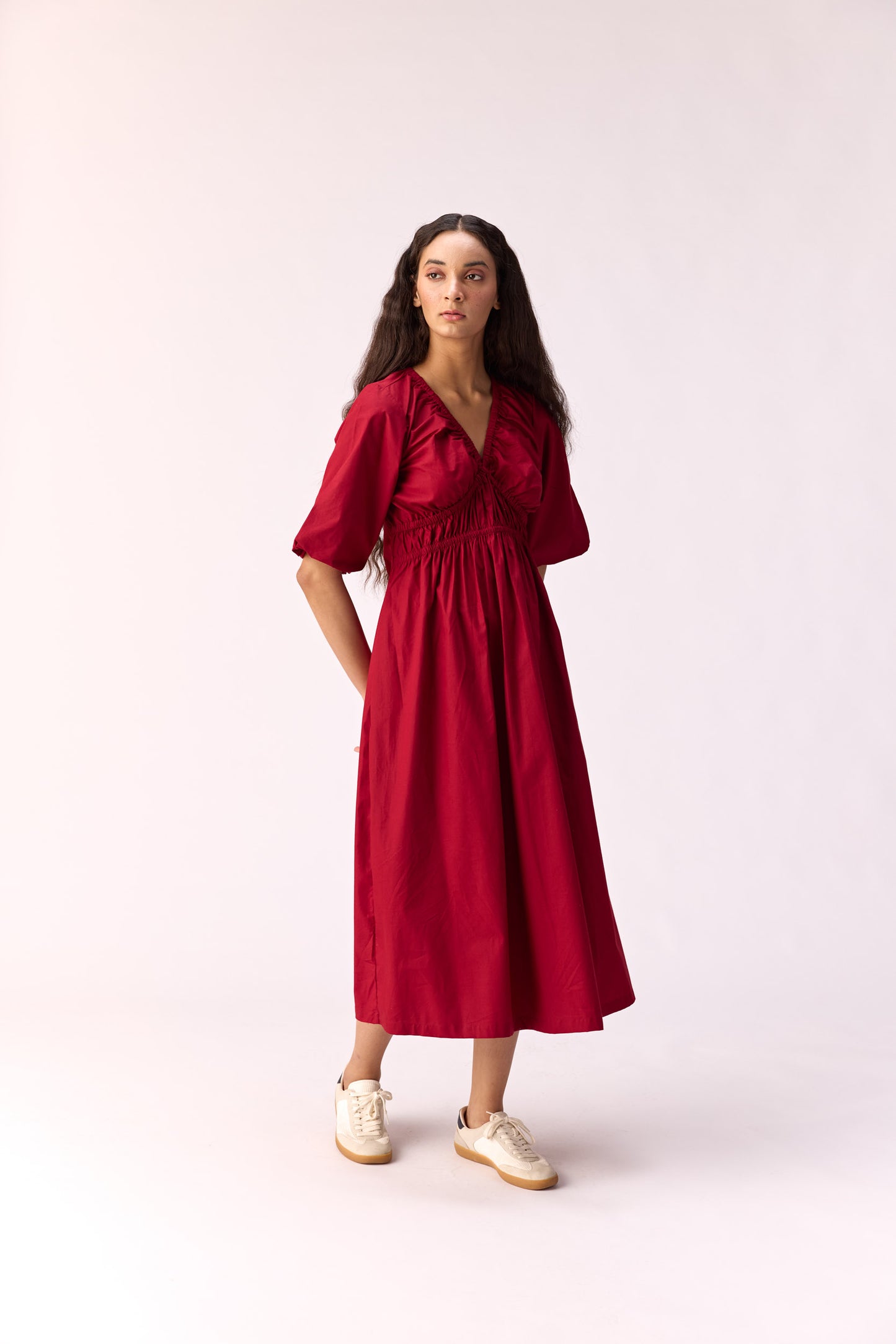 Scarlet Blossom Dress