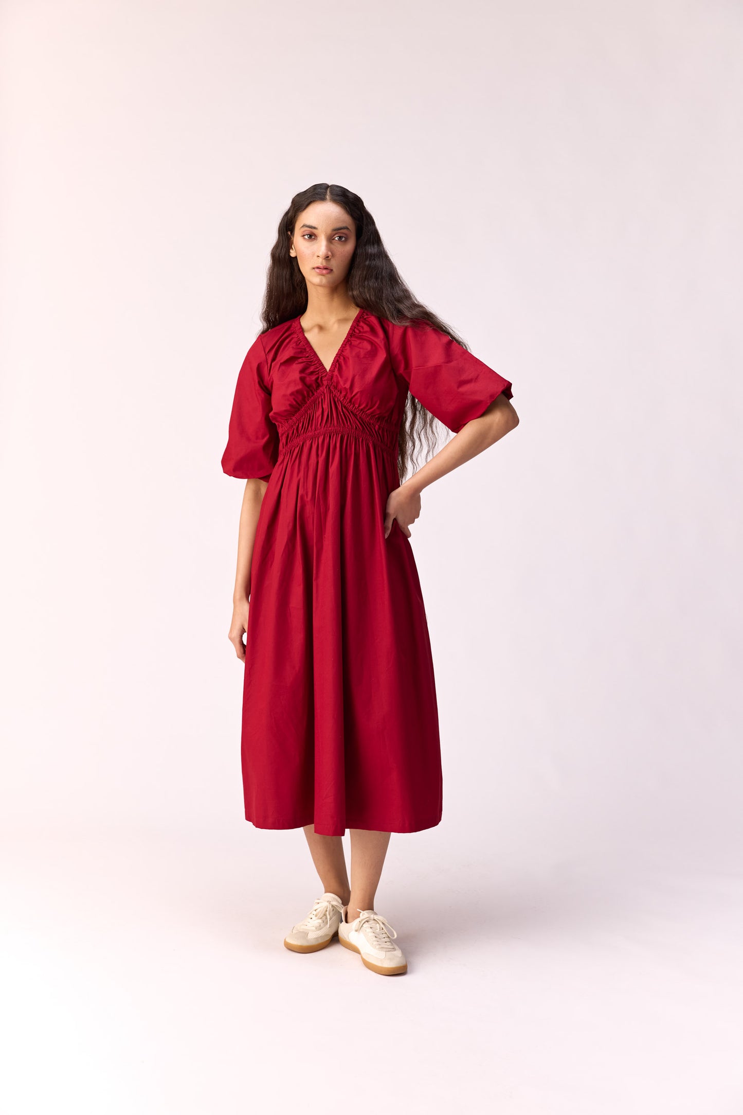 Scarlet Blossom Dress