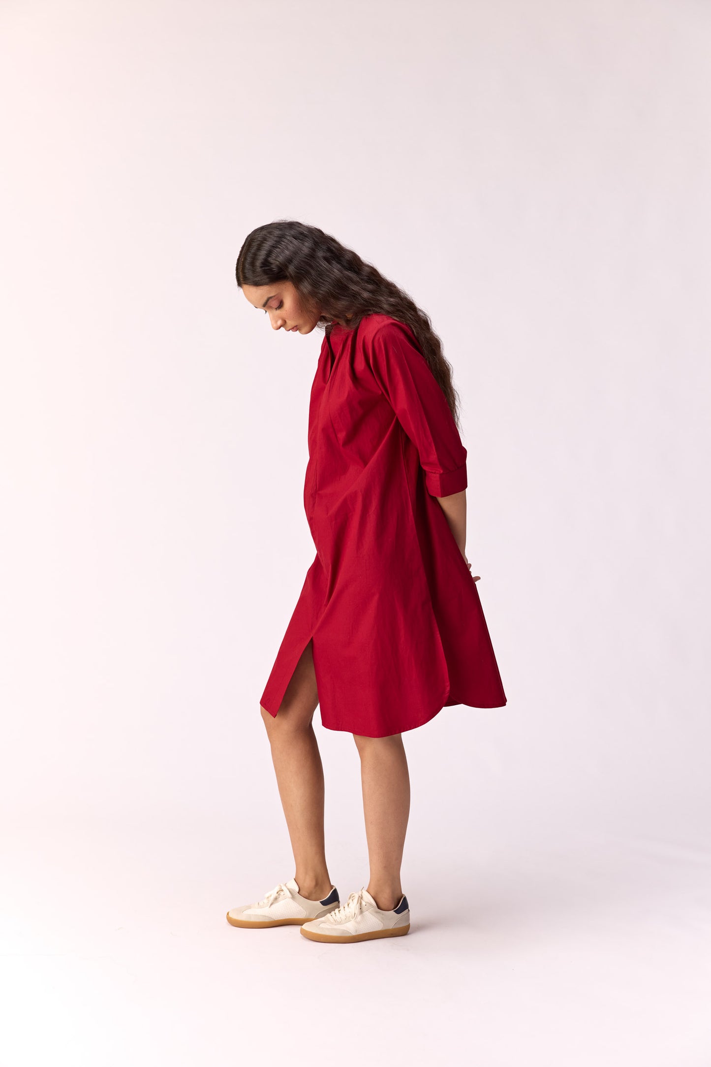 Firelight shirt dress