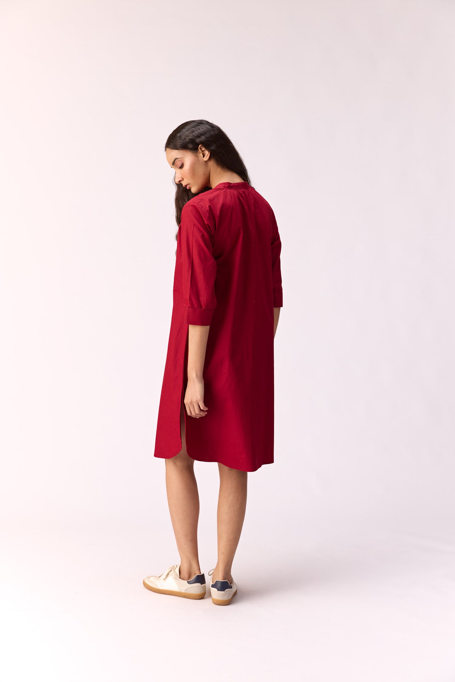 Firelight shirt dress