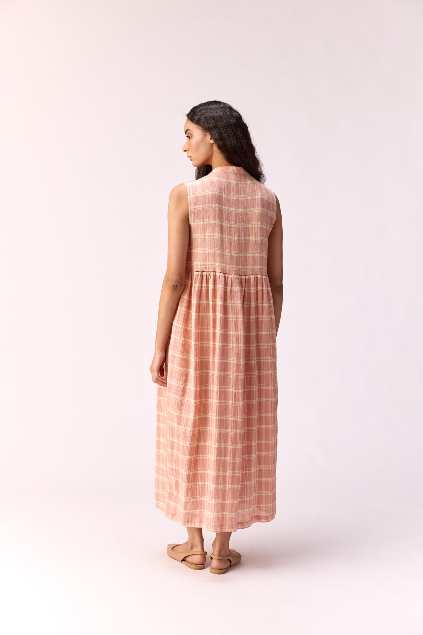 Pink Parade Button Dress