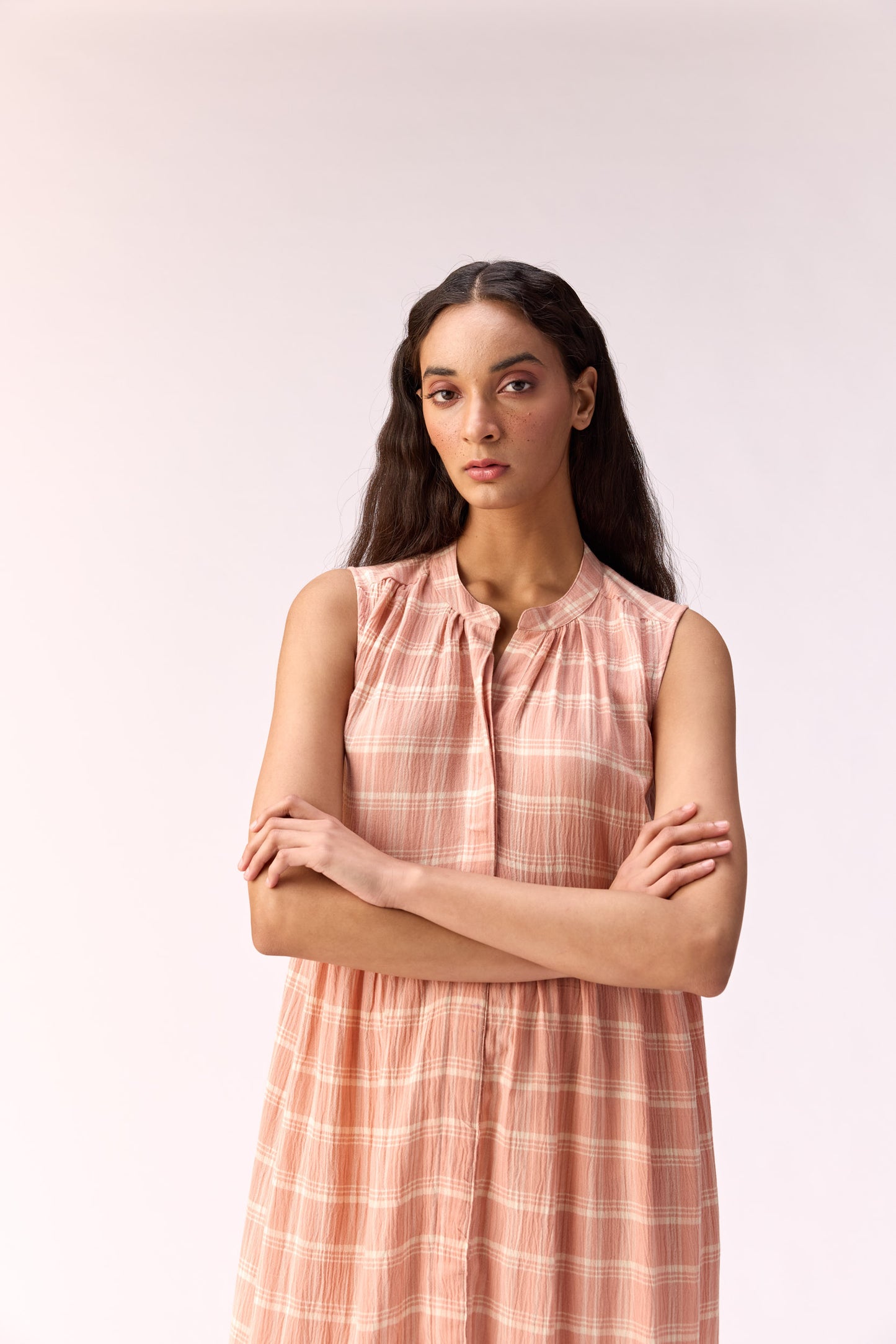 Pink Parade Button Dress
