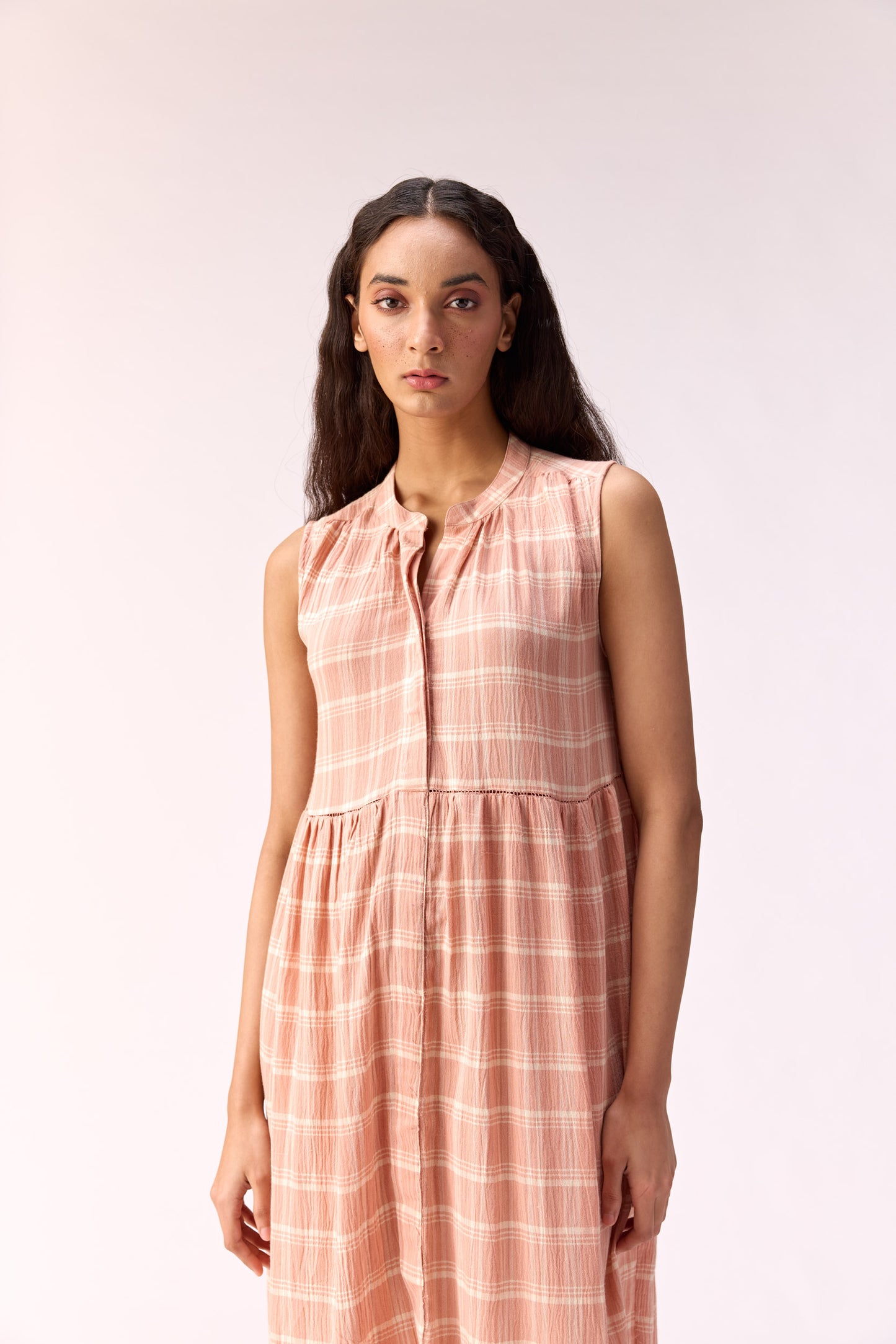 Pink Parade Button Dress
