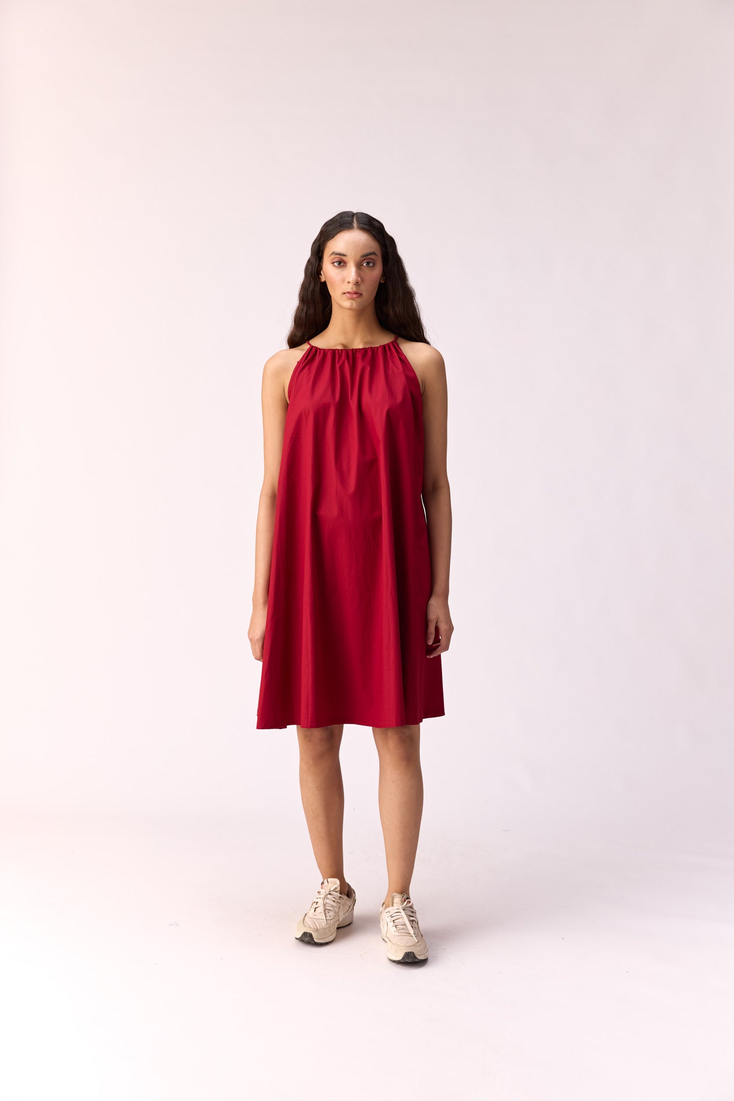 Scarlet Seduction Poplin Dress