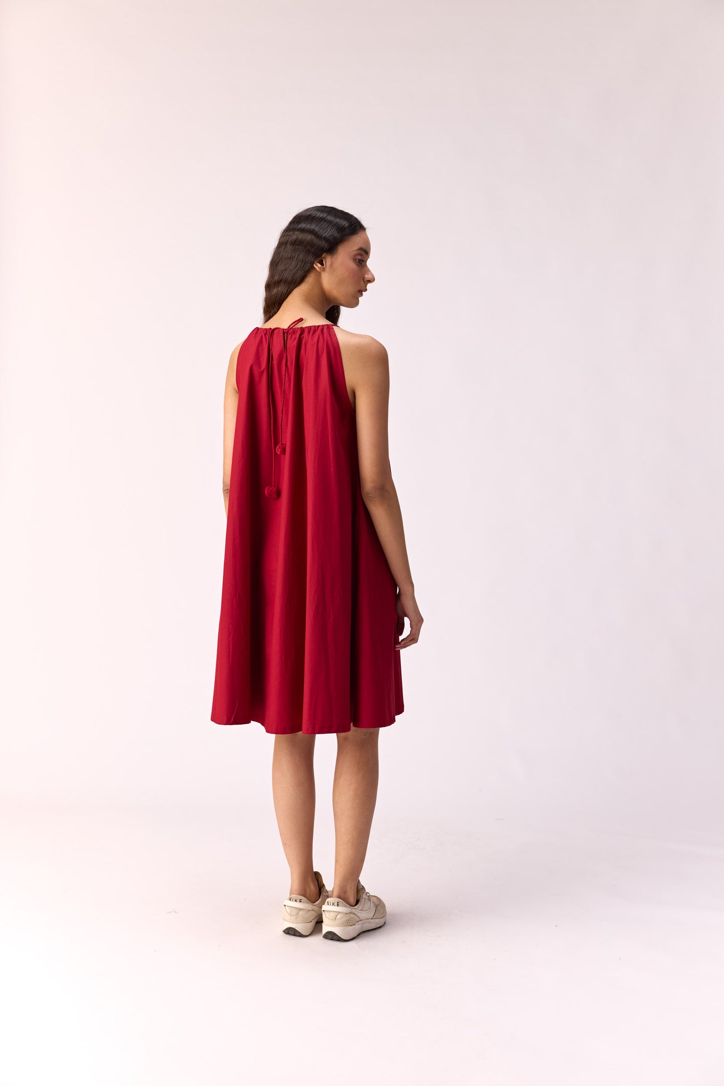 Scarlet Seduction Poplin Dress